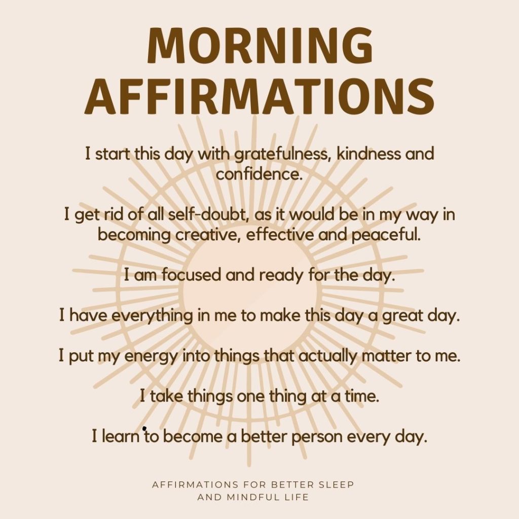 morning affirmations